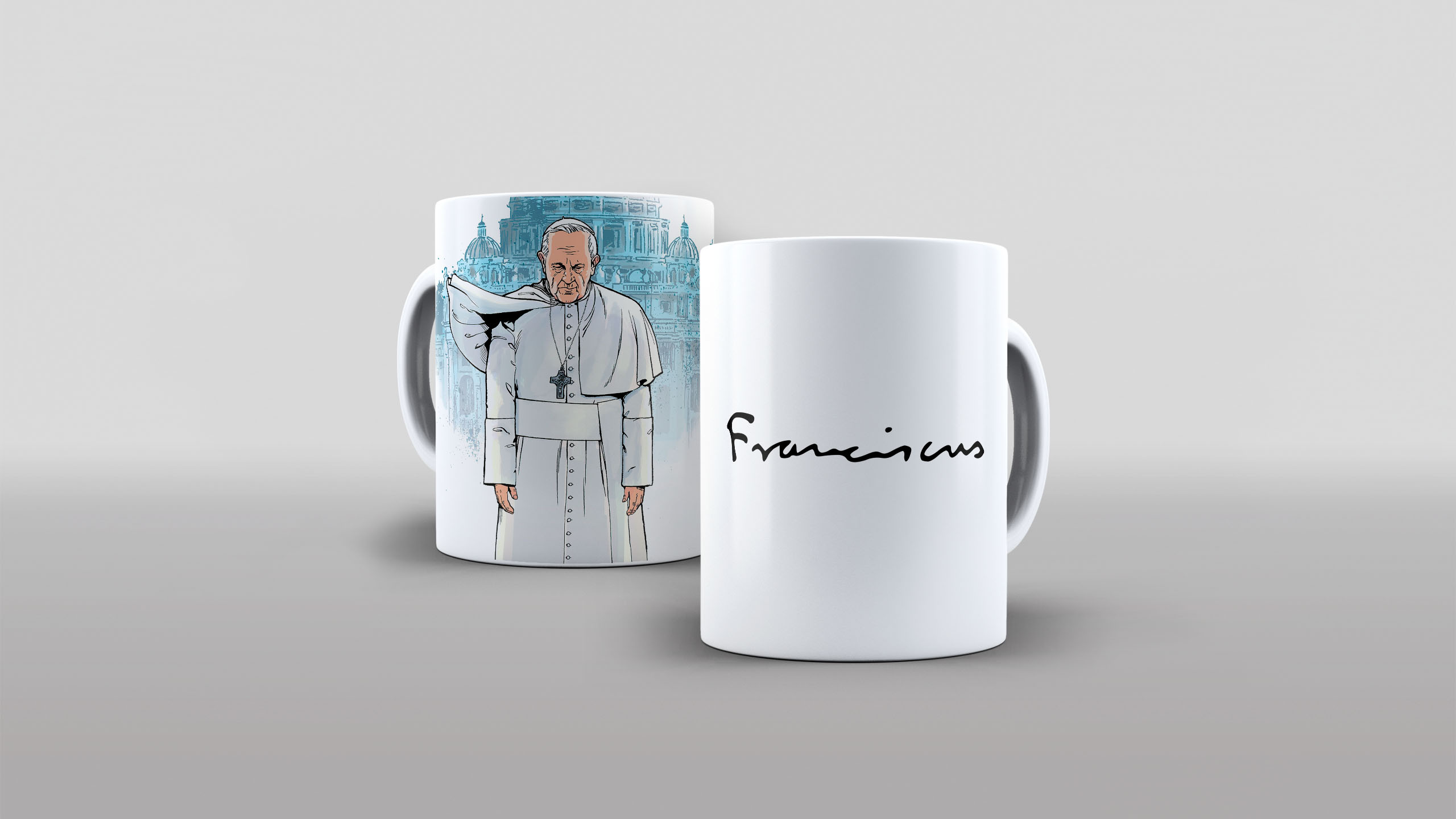 Caneca Papa Francisco - Pope Francis - Franciscus